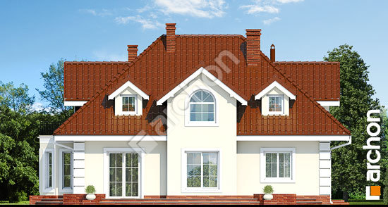 Дворовой фасад Дом в древнике