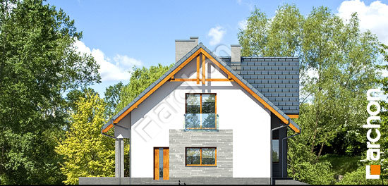 Боковой фасад Дом в спатифиллуме 2 (Г2)