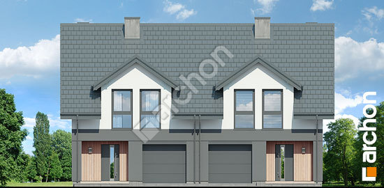 Передній фасад Будинок під гінко 19 (ГР2)