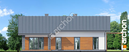 Дворовий фасад Будинок в плюмеріях 2