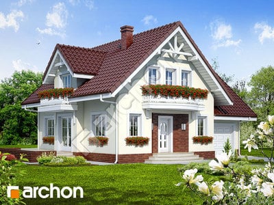 Проект дома ARCHON+ Дом в антоновке 2 (Г) вер.2 
