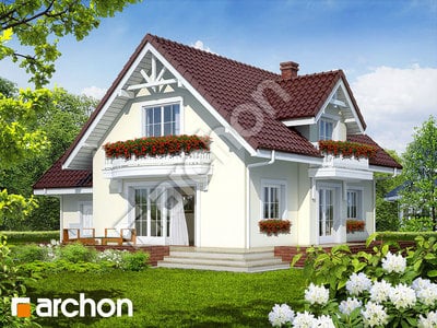Проект будинку ARCHON+ Будинок в антонівці 2 (Г) вер. 2 Вид 2