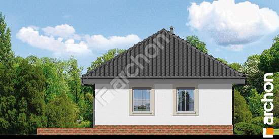 Бочний фасад Г3а - Трьохмісний гараж вер.2