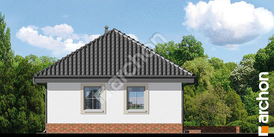 Бочний фасад Г3а - Трьохмісний гараж вер.2