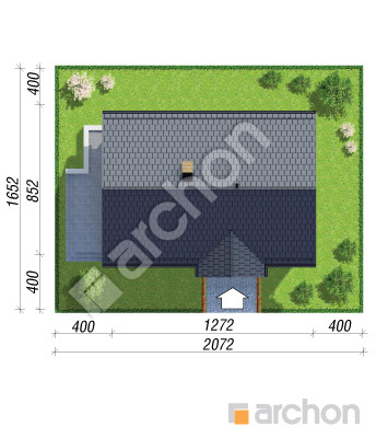 Проект дома ARCHON+ Дом в арнике Ситуація