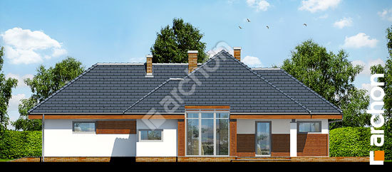 Бочний фасад Будинок в хеномелесі 2