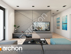 Проект будинку ARCHON+ Будинок в жимолості 2 (Г2) денна зона (візуалізація 1 від 1)