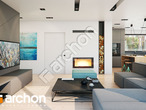 Проект будинку ARCHON+ Будинок в жимолості 2 (Г2) денна зона (візуалізація 1 від 2)