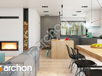Проект будинку ARCHON+ Будинок в жимолості 2 (Г2) денна зона (візуалізація 1 від 5)