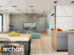 Проект будинку ARCHON+ Будинок в жимолості 2 (Г2) денна зона (візуалізація 1 від 6)
