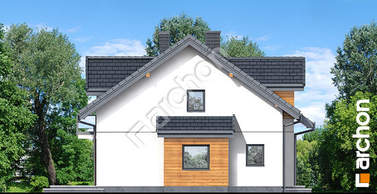 Боковой фасад Дом в клематисах (Р2)