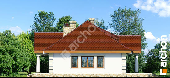 Бочний фасад Будинок під осикою 