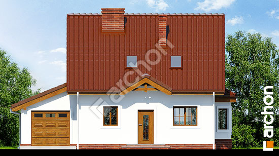 Передній фасад Будинок в суниці 3 (Г)