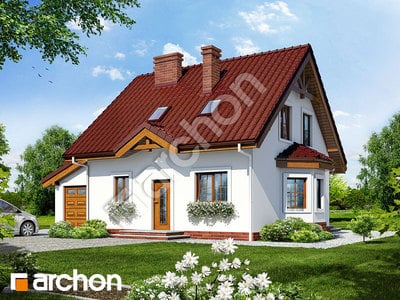 Проєкт будинку ARCHON+ Будинок в суниці 3 (Г) 