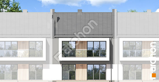 Дворовой фасад Дом при тракте 3 (Р2С)