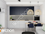 Проект будинку ARCHON+ Будинок при тракті 3 (Р2С) візуалізація кухні 1 від 1