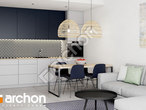 Проект будинку ARCHON+ Будинок при тракті 3 (Р2С) візуалізація кухні 1 від 2