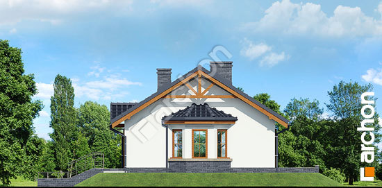 Боковой фасад Дом в ежевике вер.3