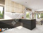 Проєкт будинку ARCHON+ Будинок в ренклодах 24 (Г) візуалізація кухні 1 від 3