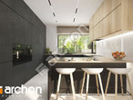 Проект дома ARCHON+ Дом в ренклодах 24 (Г) визуализация кухни 1 вид 1