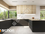 Проект дома ARCHON+ Дом в ренклодах 24 (Г) визуализация кухни 1 вид 2
