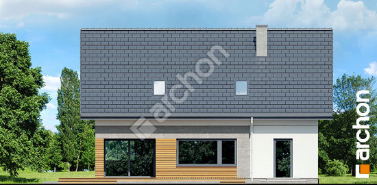 Дворовой фасад Дом в аурорах 20 (ГЕ) ВИЭ