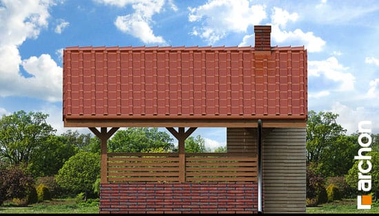 Бочний фасад Альтанка барбекю A2