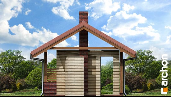 Дворовий фасад Альтанка барбекю A2