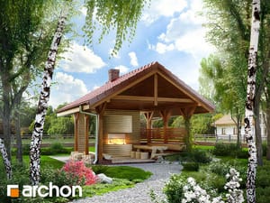 Проєкт будинку ARCHON+ Альтанка барбекю A2 