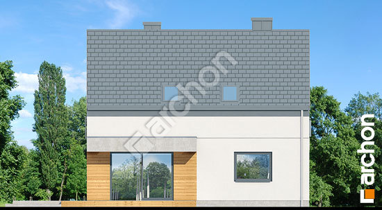 Дворовой фасад Дом в малиновках 6