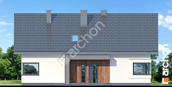 Передний фасад Дом под красной рябиной 20