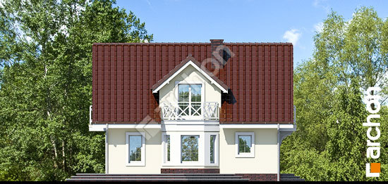 Боковой фасад Дом в рододендронах 5 (Г2)