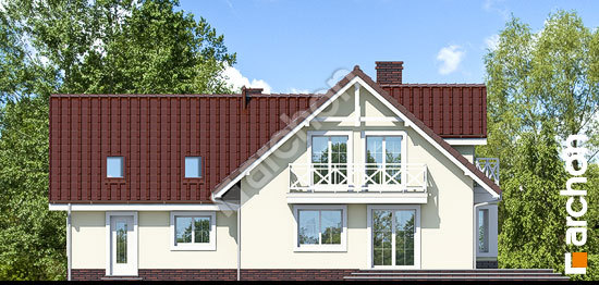 Дворовий фасад Будинок в рододендронах 5 (Г2)