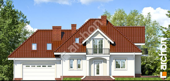 Передній фасад Будинок у вербені (Г2)