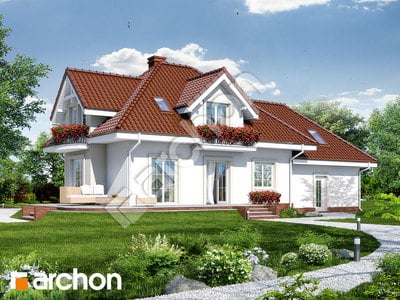 Проект будинку ARCHON+ Будинок у вербені (Г2) Вид 2