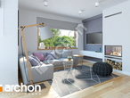 Проект дома ARCHON+ Дом в изумрудах (Г2) дневная зона (визуализация 1 вид 1)