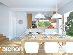 Проект дома ARCHON+ Дом в изумрудах (Г2) дневная зона (визуализация 1 вид 3)