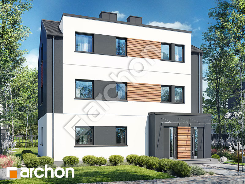 Проект будинку ARCHON+ Будинок в халезіях 5 (Р2) вер.2  Вид 1