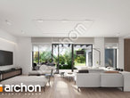 Проект будинку ARCHON+ Будинок в кармазинах (Г2) денна зона (візуалізація 1 від 2)