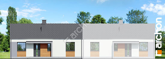 Передній фасад Будинок в коручках 3 (Б)