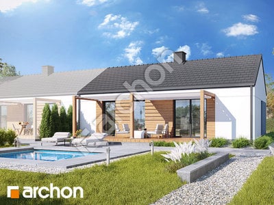 Проєкт будинку ARCHON+ Будинок в коручках 3 (Б) 