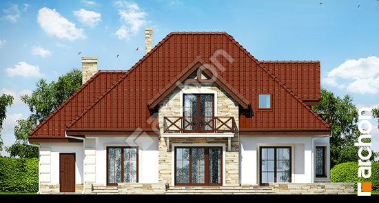 Дворовой фасад Дом в нагетках 3