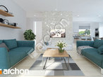 Проект дома ARCHON+ Дом в брунерах 2 (П) дневная зона (визуализация 1 вид 2)