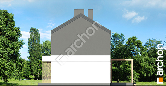 Бочний фасад Будинок в еверніях вер.2