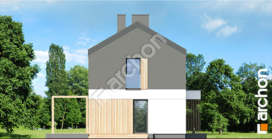 Боковой фасад Дом в эверниях вер.2