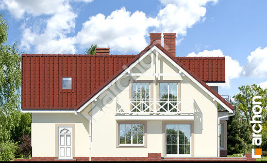 Дворовой фасад Дом в рододендронах 2 (П)