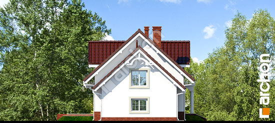 Боковой фасад Дом в вербене 2 (Г2)