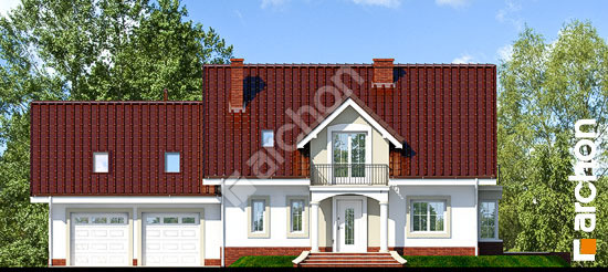 Передній фасад Будинок у вербені 2 (Г2)