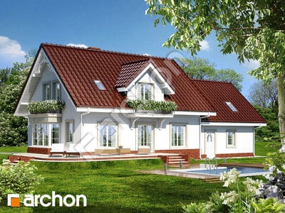 Проект будинку ARCHON+ Будинок в вербенах 2 (Г2) Вид 2