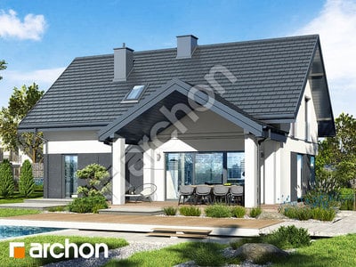 Проєкт будинку ARCHON+ Будинок в шишковиках 2 